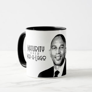Hakeem Jeffries - mognad över Mar-a-Lago Mugg