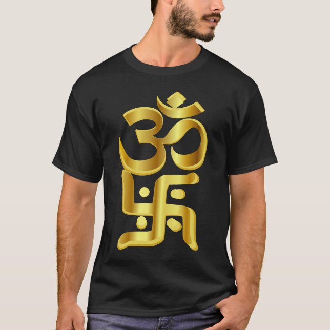 hakkors 卐, om-mantra tröja (Framsida)