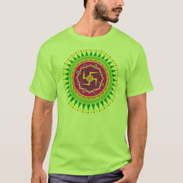 Hakkors med traditionell indisk stil Mandana Tee Shirt