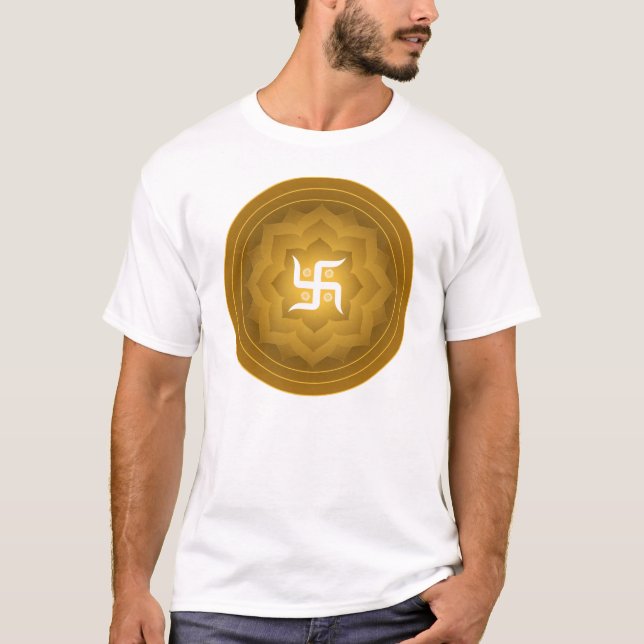 Hakkorslotusblommadesign Tröja (Framsida)