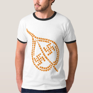 Hakkorsmönster T-shirt