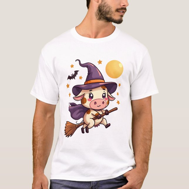 Häkkulla på kvast t shirt (Framsida)