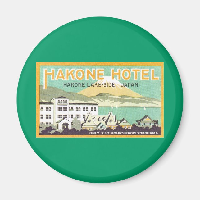 Hakone Hotel Japan Magnet (Framsidan)
