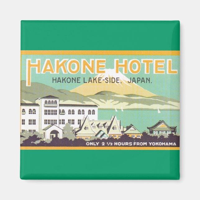 Hakone Hotel Japan Magnet (Framsidan)