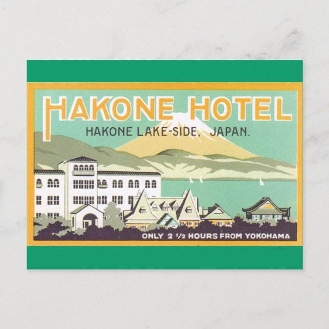 Hakone Hotel Japan Vykort (Framsida)