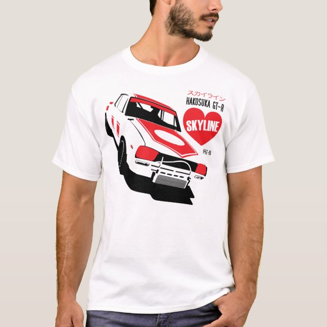 Hakosuka GT-r T skjorta Tee (Framsida)