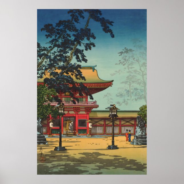 Hakozaki Hachimangu Temple (Hakozaki Hachimangu) Poster (Framsidan)