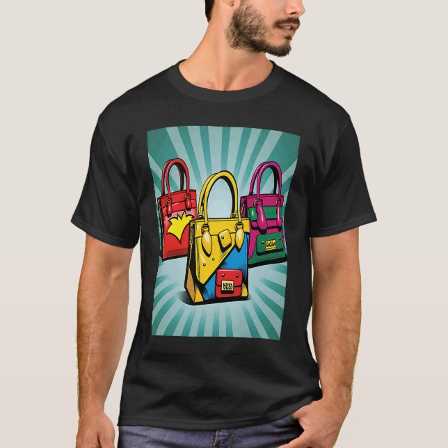 Haksäcksramens popup-handväska 2 t shirt (Framsida)