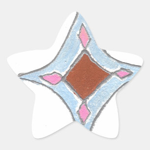 HAKU hakuna matata (1).png Stjärnformat Klistermärke