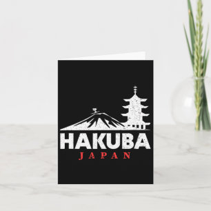 Hakuba Japan Ski Resort Retro Skiing Snowboarding Kort