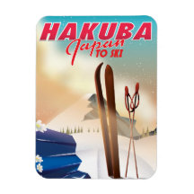 Hakuba japansk reseposter.