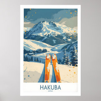 Hakuba Ski Print - Japan 1 Poster