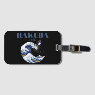 HAKUBA Ski, Vintage Japansk Art Bagagebricka