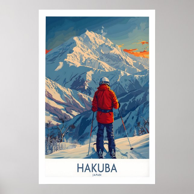 Hakuba Väggkonsttryck Japan 1 Poster (Framsidan)