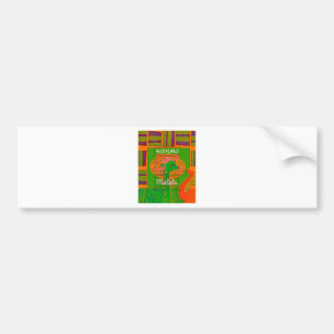 Hakuna Giraffe Art Print Bildekal