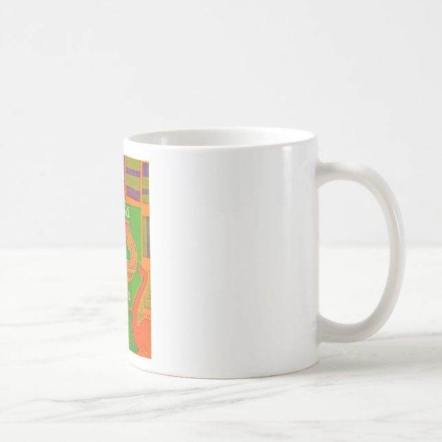 Hakuna Giraffe Art Print Kaffemugg (Höger)