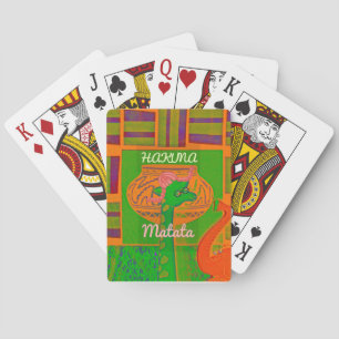 Hakuna Giraffe Art Print Spel Kort
