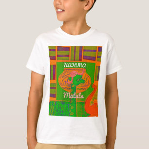 Hakuna Giraffe Art Print T-shirt
