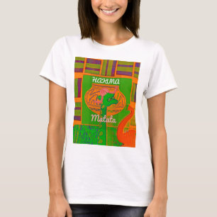 Hakuna Giraffe Art Print Tee Shirt