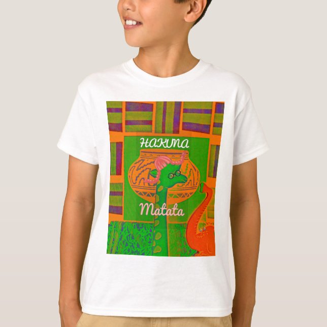 Hakuna Giraffe Art Print Tröja (Framsida)