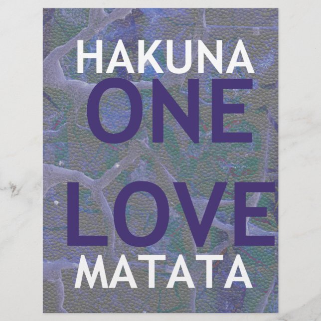 HAKUNA MATATA (Framsida)