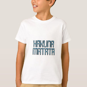 Hakuna Matata 3D Art Skriv ut Tee Shirt