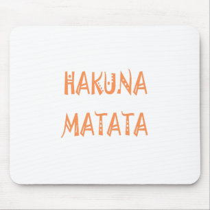 Hakuna Matata - African Tribal Text Art Musmatta
