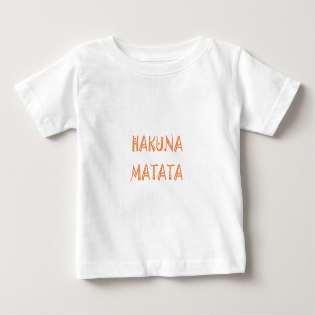 Hakuna Matata - African Tribal Text Art Tee (Framsida)