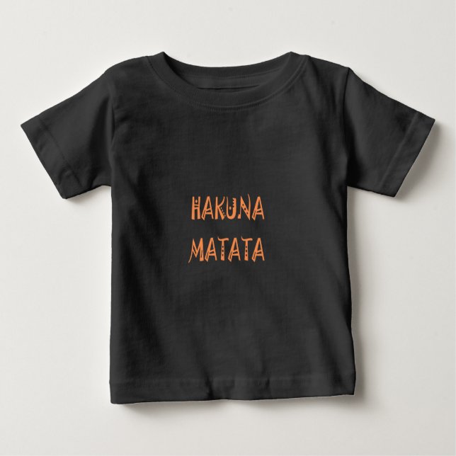 Hakuna Matata - African Tribal Text Art Tröja (Framsida)