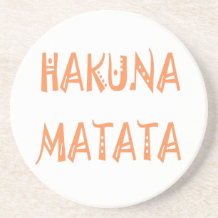 Hakuna Matata - African Tribal Text Art Underlägg