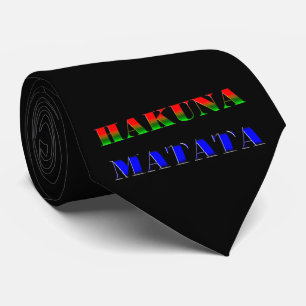 Hakuna Matata/afrikan formulerar för gåva "för Slips
