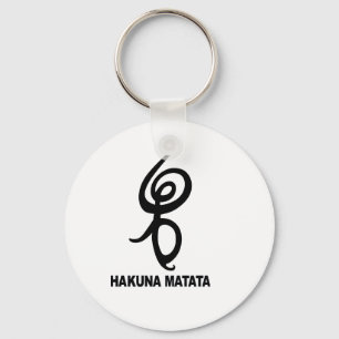 Hakuna Matata - afrikanskt symbol Nyckelring
