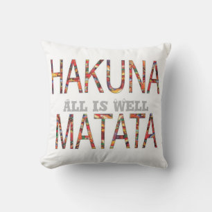 Hakuna Matata All är väl Pillow Kudde