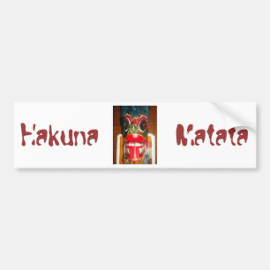 Hakuna Matata Anpassa produkt Bildekal