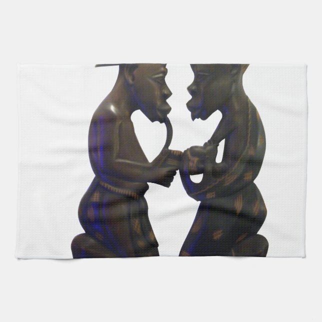 Hakuna Matata Att ha roligt Old school är det bäst Kökshandduk (Horisontell)