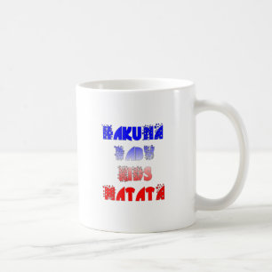 Hakuna Matata Baby & Kids: Fransk Färg Design Kaffemugg