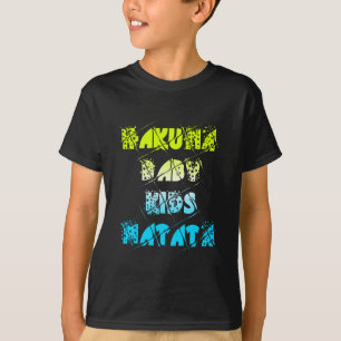 Hakuna Matata Baby Kids Lycklig Färg Art Print Des Tröja