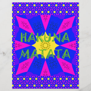 Hakuna Matata Bevackra Fantastisk Design Färg