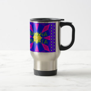 Hakuna Matata Bevackra Fantastisk Design Färg Resemugg