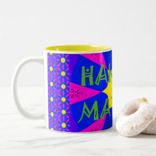 Hakuna Matata Bevackra Fantastisk Design Färg Två-Tonad Mugg