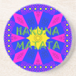 Hakuna Matata Bevackra Fantastisk Design Färg Underlägg