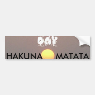 Hakuna Matata Bildekal