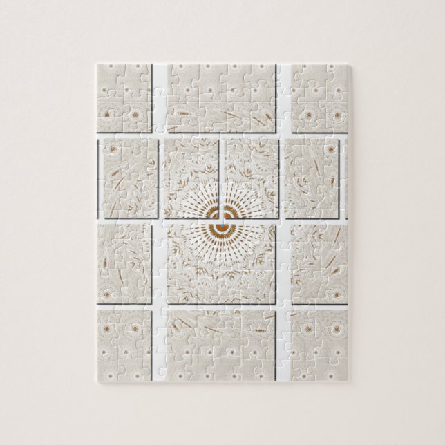 Hakuna Matata Blommigt Wall canvas-plattor Pussel (Vertikal)