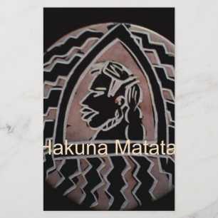 Hakuna Matata Bongo Flavor. Brevpapper