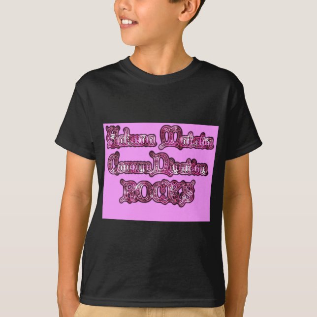 Hakuna Matata Communication STEN Art Print Tee Shirt (Framsida)