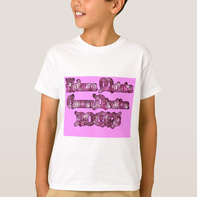 Hakuna Matata Communication STEN Art Print Tee Shirt (Framsida)