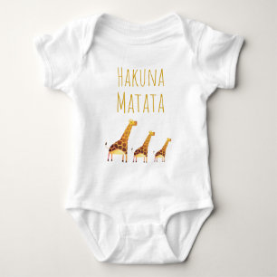 Hakuna Matata Cute Giraffes T Shirt