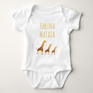 Hakuna Matata Cute Giraffes T Shirt