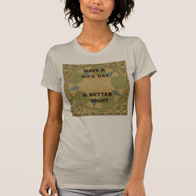 Hakuna matata Dam T-shirt i Bella Canvas-material (Framsida)