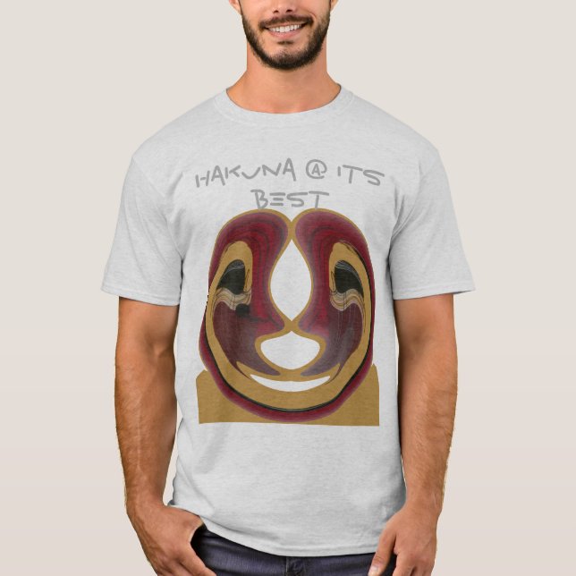 Hakuna Matata @ dess bästa grundläggande T-Shirt-m T-shirt (Framsida)